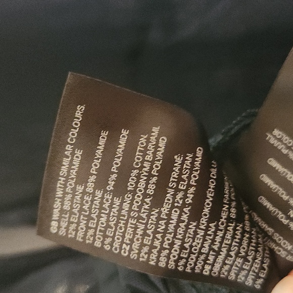 🧡 H&M: Forest Green Lingerie - Picture 7 of 8